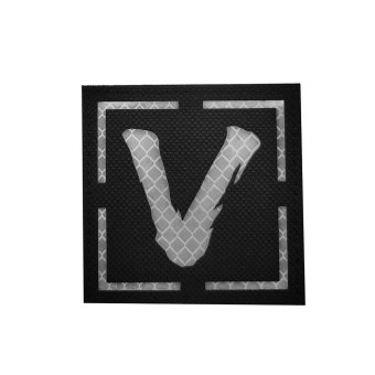 Reflektierender Militär-Aufnäher "Russian V"