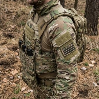 Military Patch Russian Flag – Multicam IR