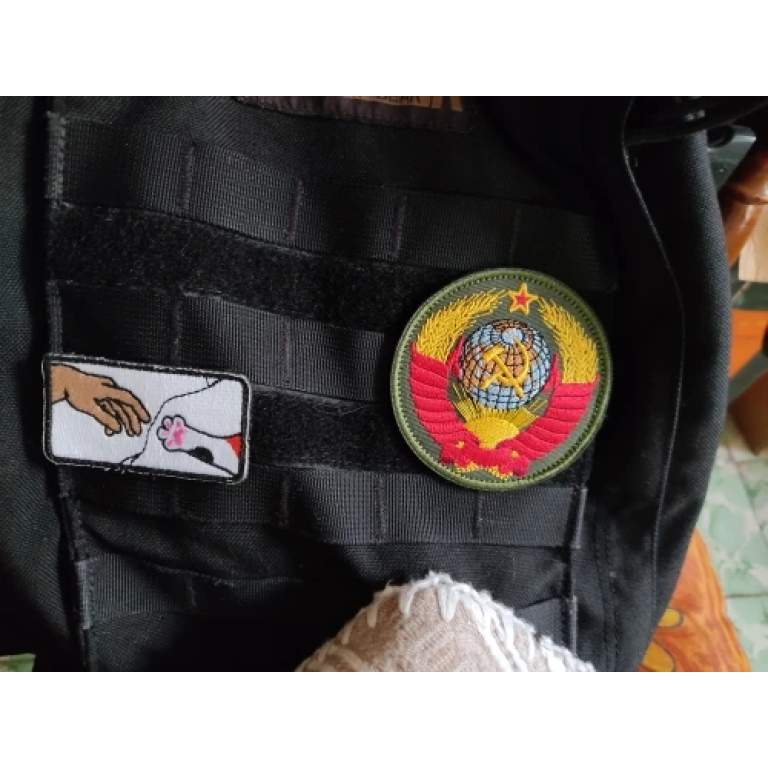 Russischer Flaggenaufnäher „Mutterland“ photo review