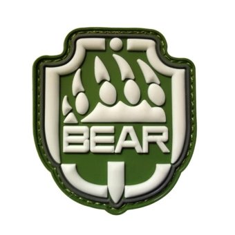 Bear Tarkov Patch PVC Green