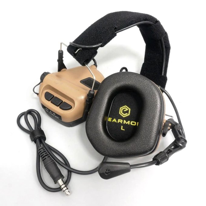 Taktisches Schieß-Headset "M32" mit Mikrofon – Bild 6
