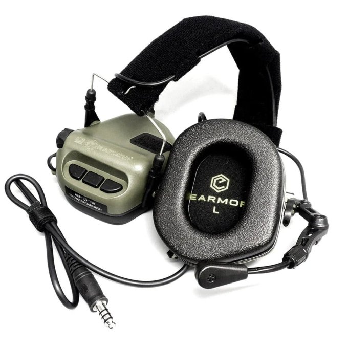 Taktisches Schieß-Headset "M32" mit Mikrofon – Bild 8