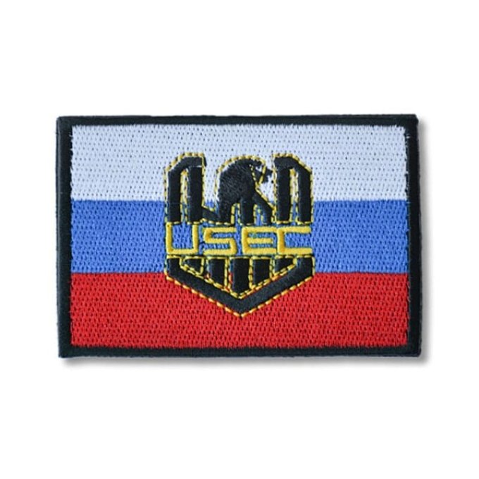 Escape from Tarkov Aufnäher – Russische Flagge & USEC-Symbol