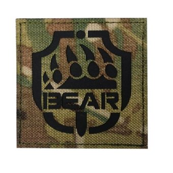 Escape from Tarkov Aufnäher – Bären-Stickerei mit reflektierenden Akzenten