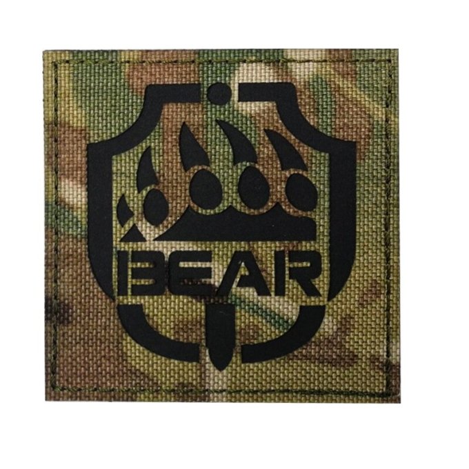 Escape from Tarkov Aufnäher – Bären-Stickerei mit reflektierenden Akzenten
