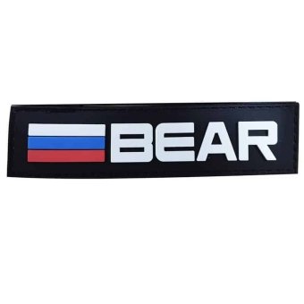 Escape from Tarkov – PVC-Aufnäher: Bär mit russischer Flagge