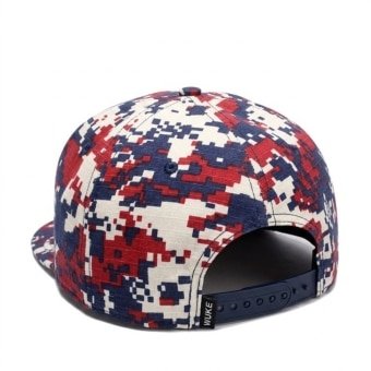 Camo Snapback Original – Digital Red & Blue
