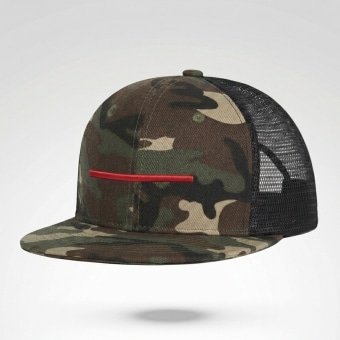 Camo Snapback Red Line – Woodland