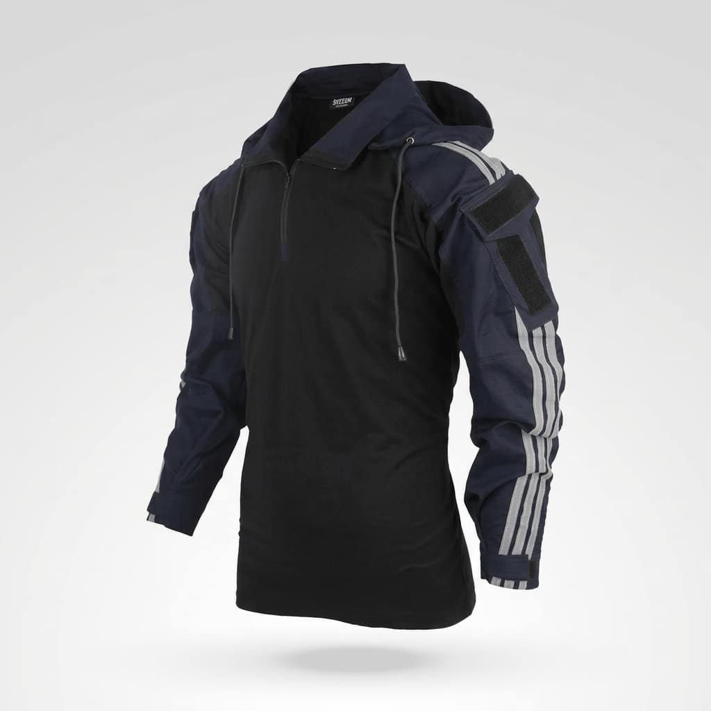 3 bands combat shirt with hood “Gop Tac”