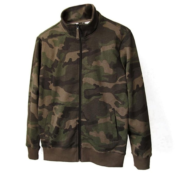 Taktisches Camo-Reißverschluss-Sweatshirt "Zamok"