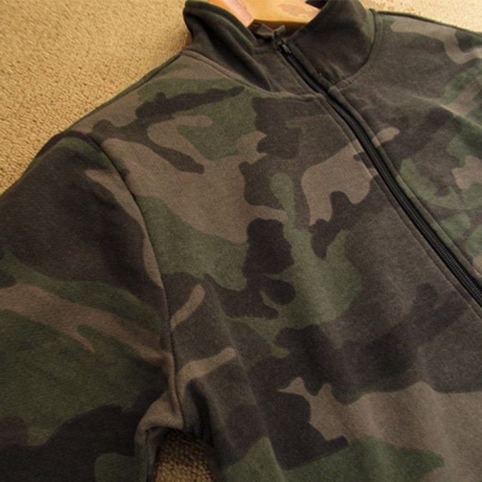 Taktisches Camo-Reißverschluss-Sweatshirt "Zamok" – Bild 3
