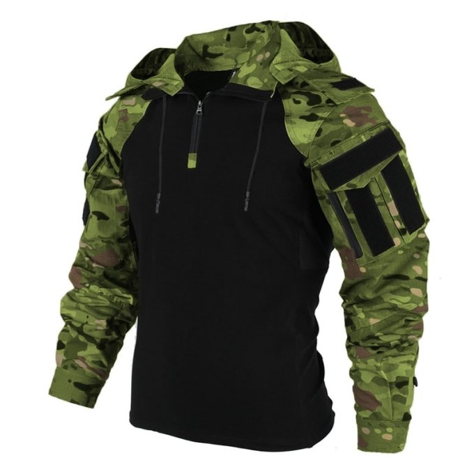 Taktischer Kampf-Hoodie im Tarnmuster "YZ"