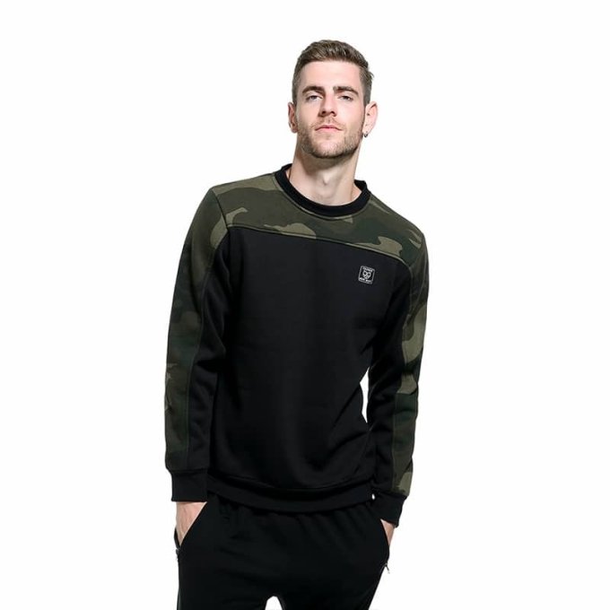Tarn-Sweatshirt Woy 9.0 in dunkler Camouflage