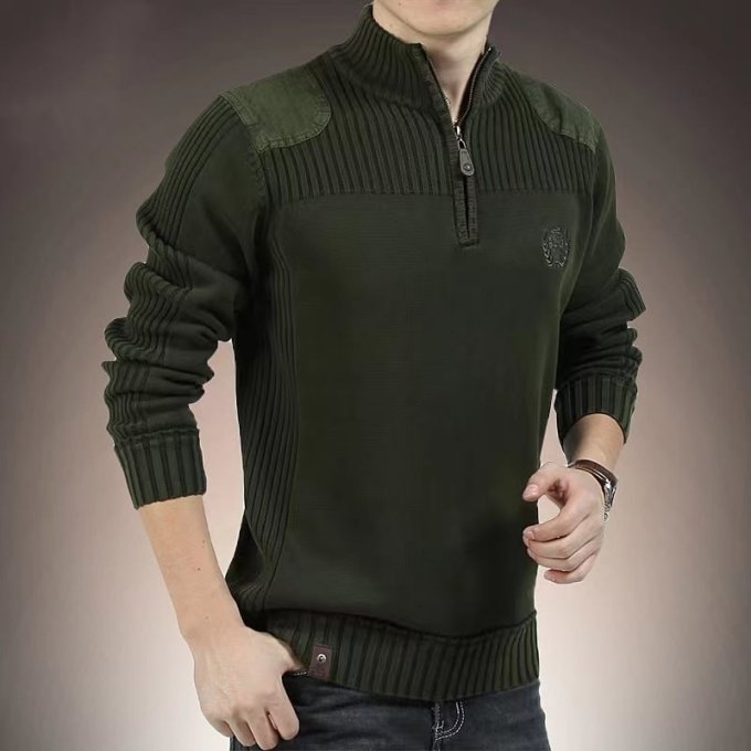Taktischer Militärpullover mit 1/4-Reißverschluss – Bild 2