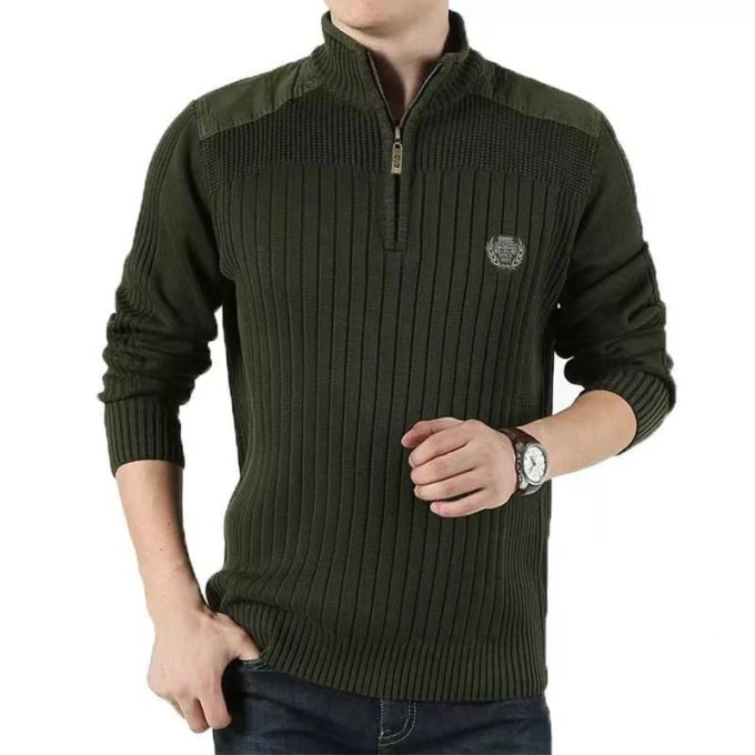 Taktischer Militärpullover mit 1/4-Reißverschluss