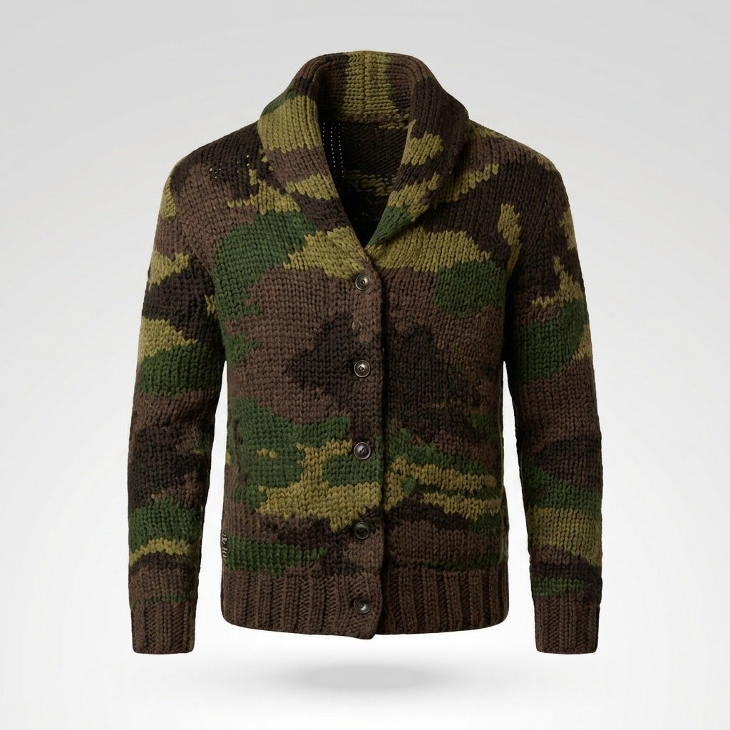 Herren-Tarn-Cardigan "Waves" OG