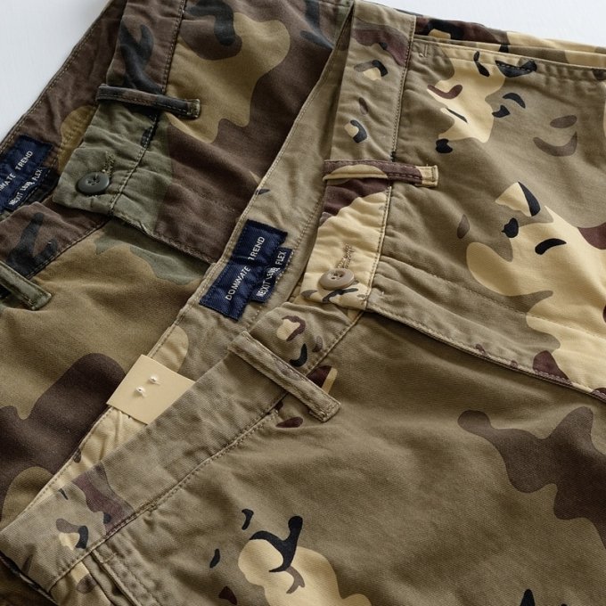Leichte Camo Cargo-Shorts "Falcon" – Bild 4