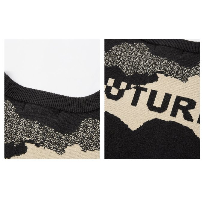 Retro Camouflage-Pullover „Future“ – Bild 6