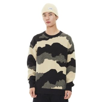 Retro Camouflage-Pullover „Future“