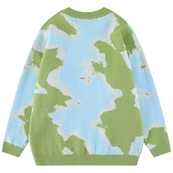 Modischer Camouflage-Pullover "Bangouluo" – Bild 2