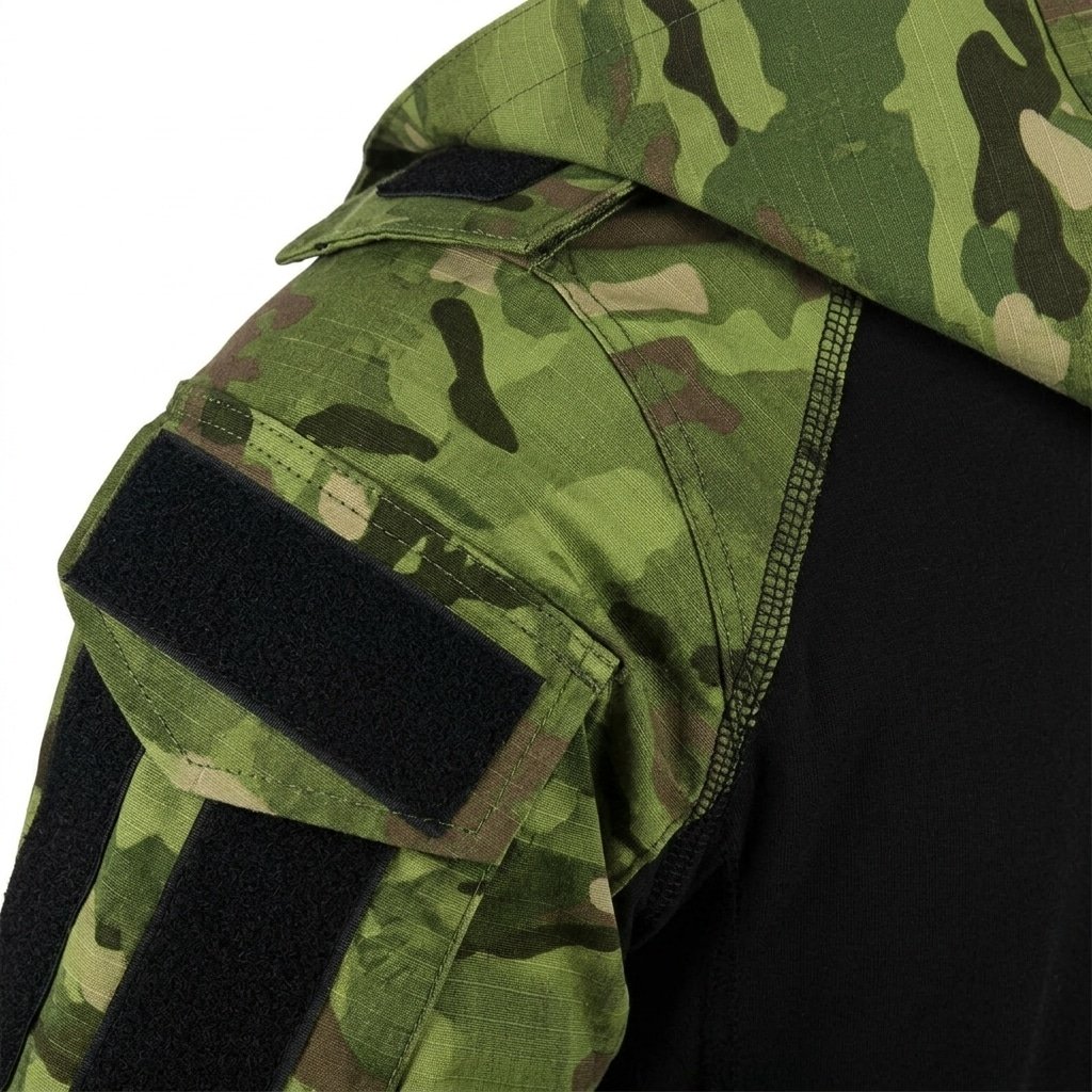 Combat shirt hoodie Camouflage “YZ”