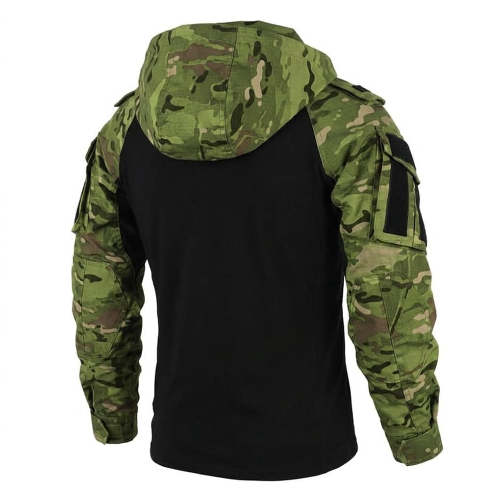 Combat shirt hoodie Camouflage “YZ”