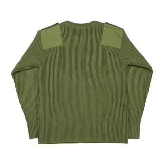 commando sweater with epaulets "USMC" Navy Blue|Olive