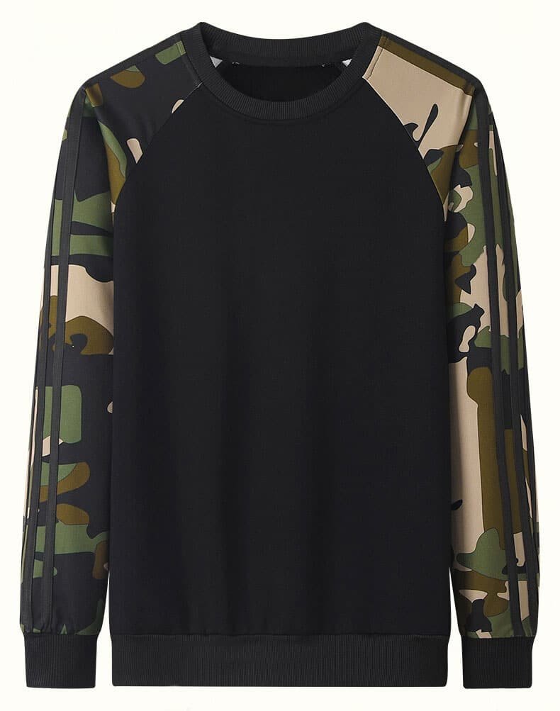 Modisches Camo-Sweatshirt "3 Bands"