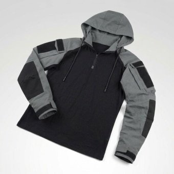 Hooded combat shirt “YZ”