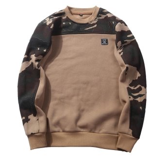 Sudaderas militares y de camuflaje con cuello redondo