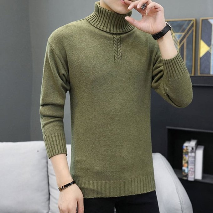 Militär-Rollkragenpullover "Kompa" – Bild 2