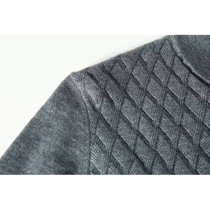 Taktischer Militärpullover mit Quarter-Zip "Maple" – Bild 4
