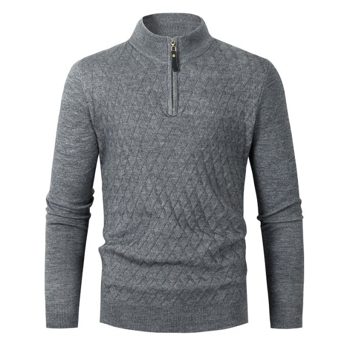 Taktischer Militärpullover mit Quarter-Zip "Maple" – Bild 2