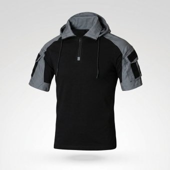 Prizrak – Kurzarm-Kampfshirt mit Kapuze
