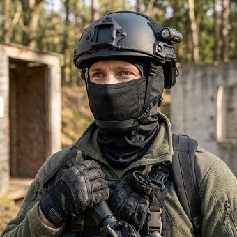 Black tactical balaclava “Modius”