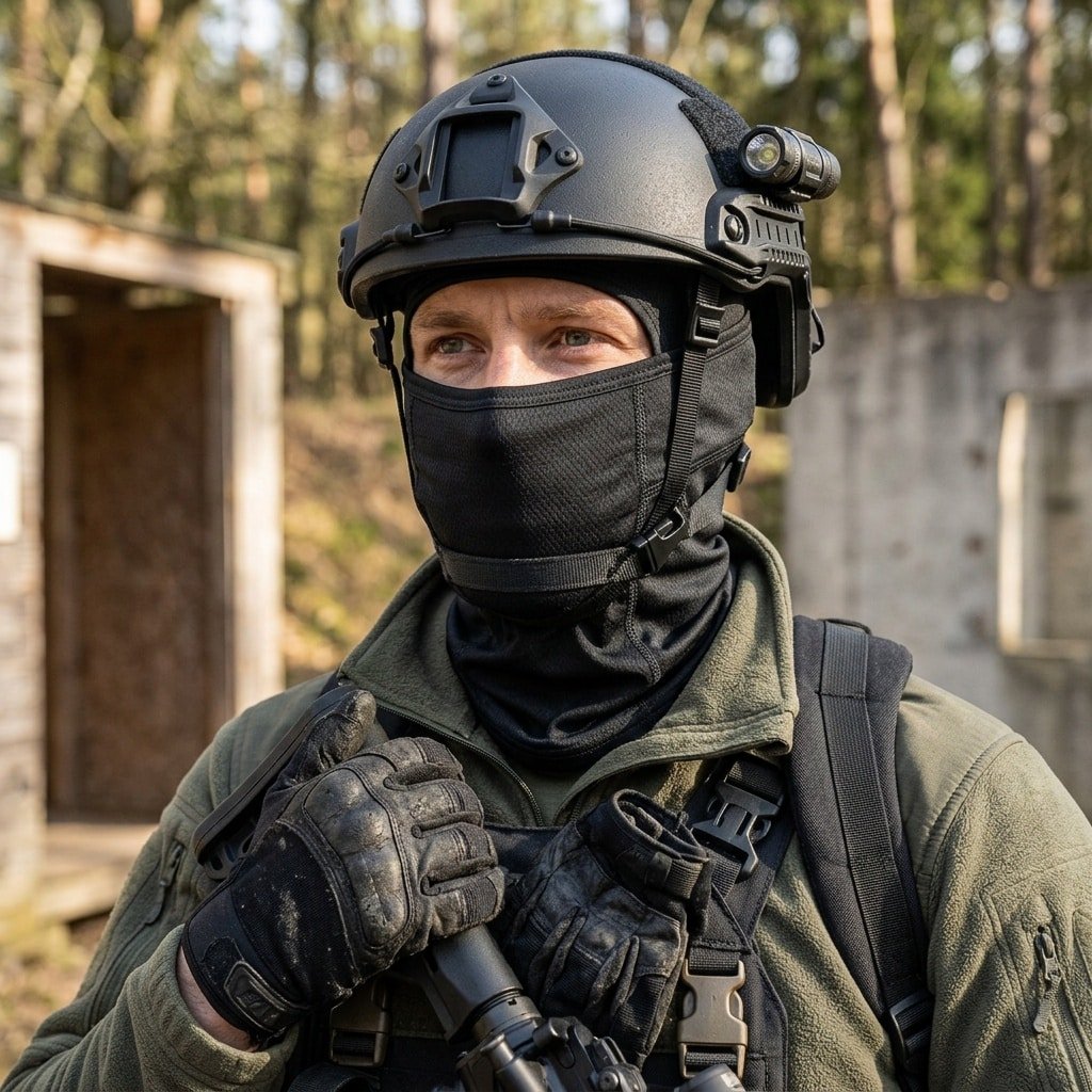 Black tactical balaclava “Modius”