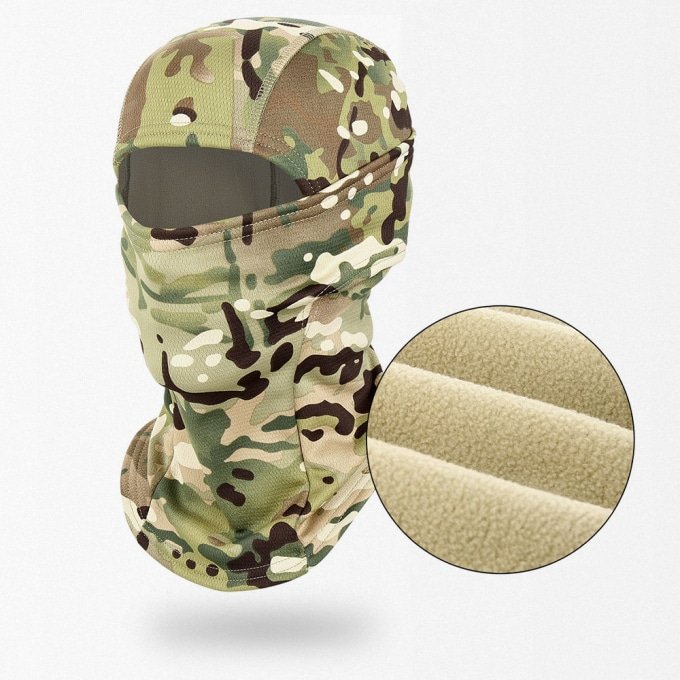 Taktische Camo-Fleece-Balaclava "Heat"