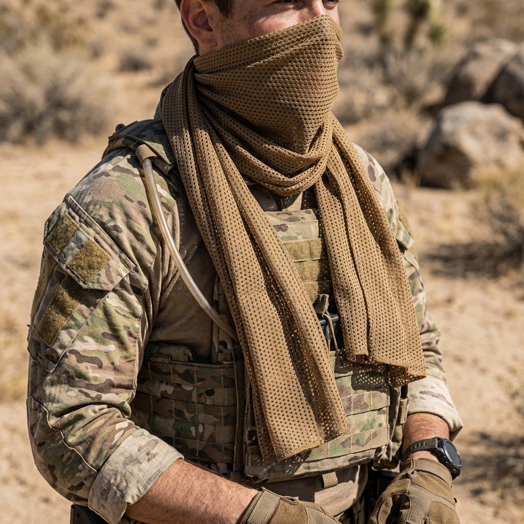 Coyote brown scarf