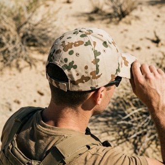 Flecktarn desert cap