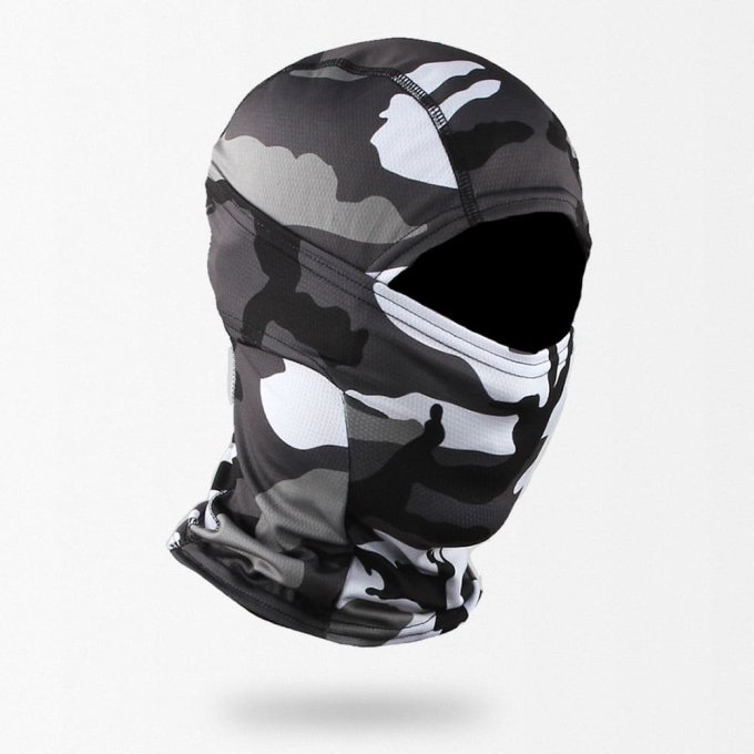 Graue Camouflage-Balaclava "Modius"