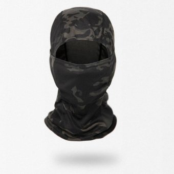 Schwarze Multicam-Taktik-Balaclava "Modius"