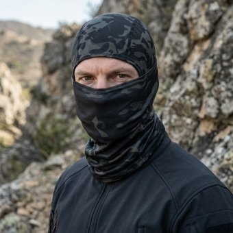 Multicam black balaclava “Modius”