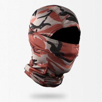 Rote Tarn-Balaclava "Modius"