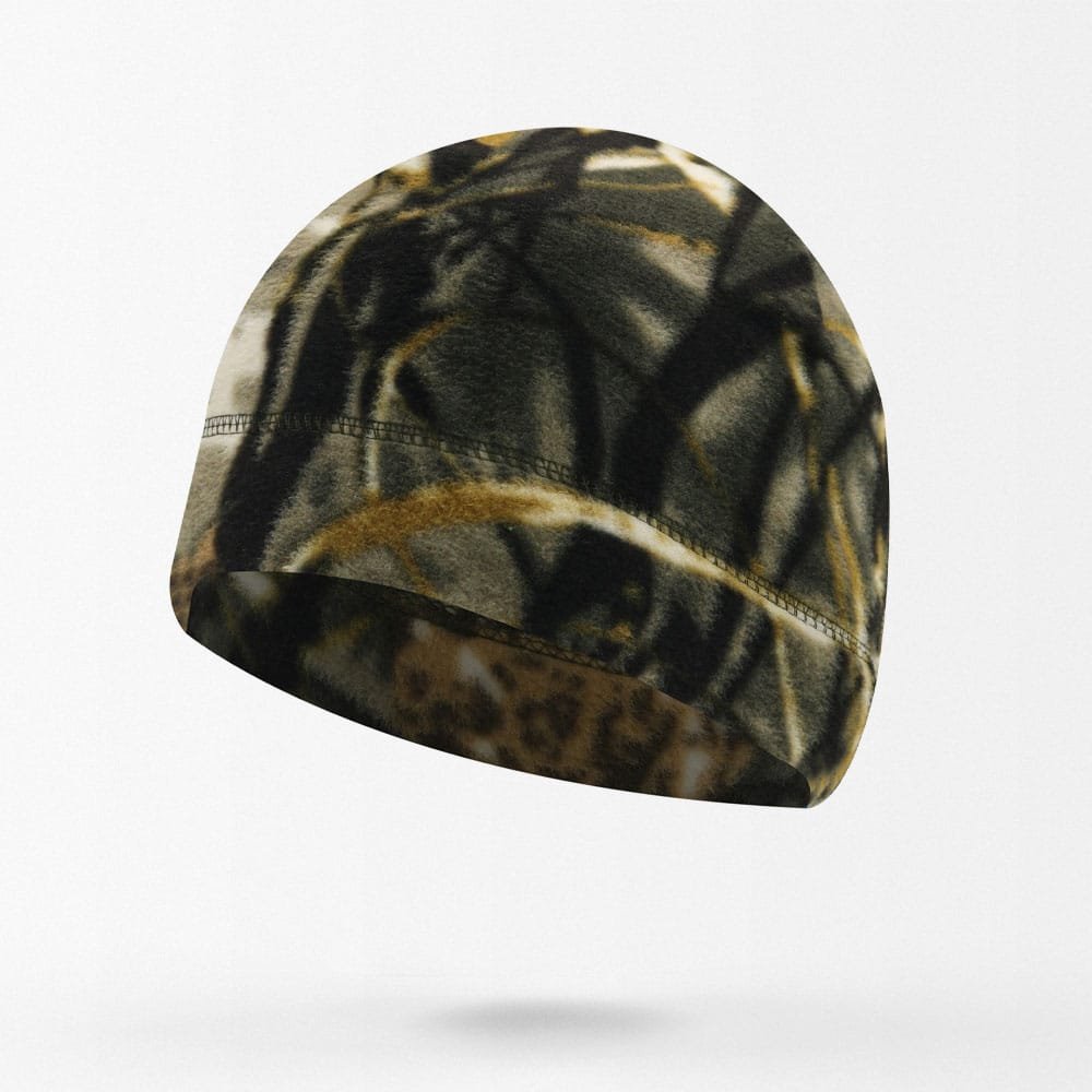 Fleece-Jagd-Mütze im Gras-Tarnmuster