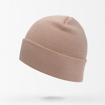 Militärische Strickmütze in Tan