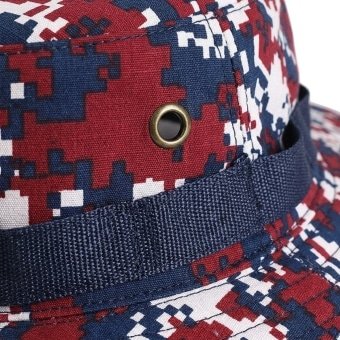 Digital red camo boonie hat “Scout R5”