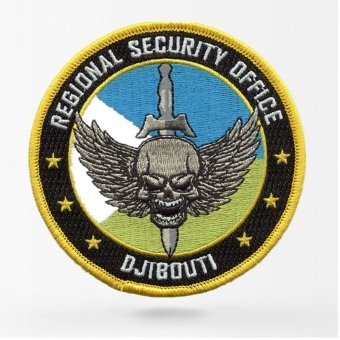 Djibouti Totenkopf-Patch