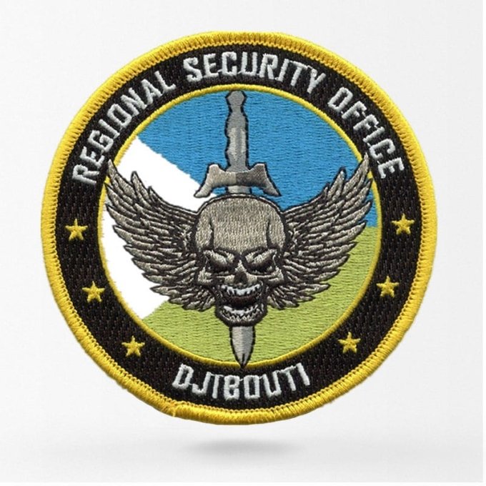 Djibouti Totenkopf-Patch