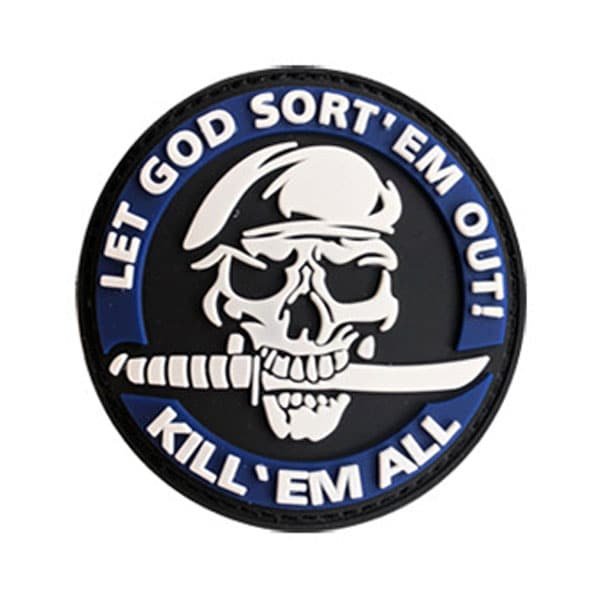 Töte sie alle Patch mit Totenkopf-Design – Bild 6