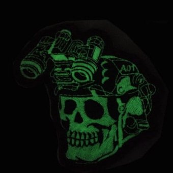 NVG patch with skull